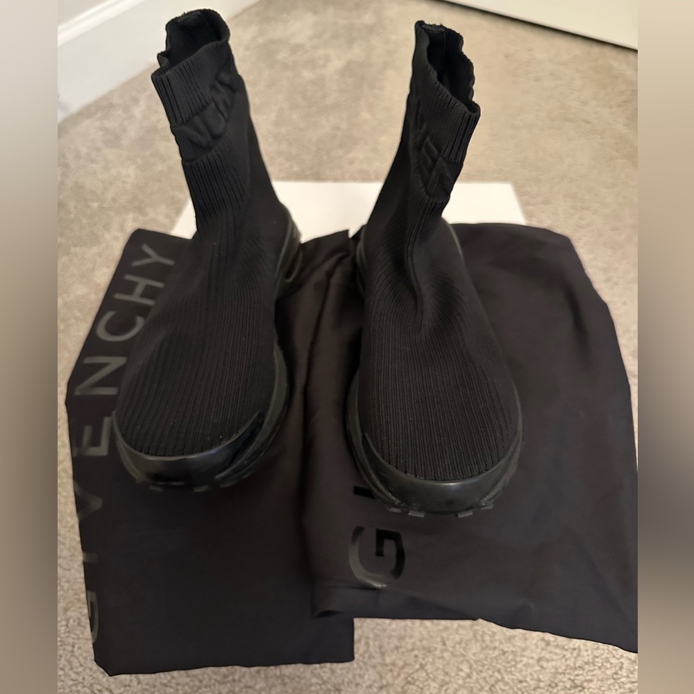 Givenchy GIV 1 Sock Black, Size 42 EU, made in Italy